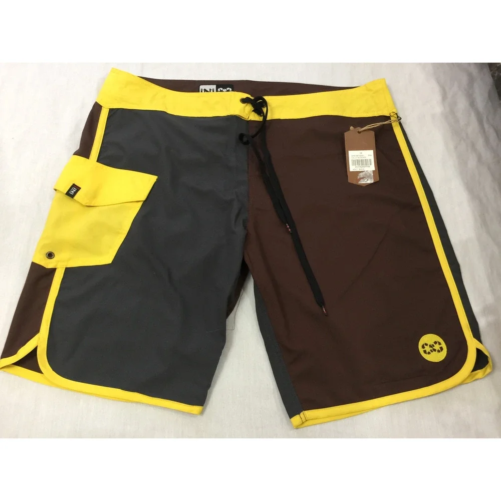 🌎🌎🌎  NWT INI COOPERATIVE MENS SWIM UNLINED SHORTS SIZE 38 🌎🌎🌎